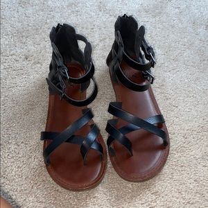 Black sandals